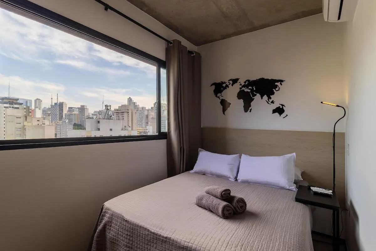Apartment Vn Ueno Lindos Studios Na Bela Vista - Proximo Sirio Sao Paulo